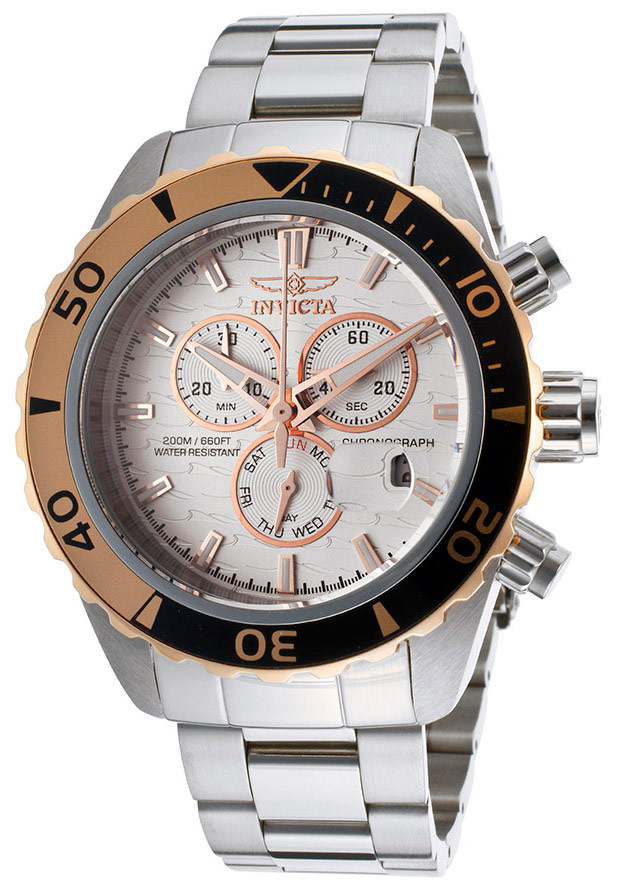 AAA 1:1 Replica Invicta-Pro-Diver Mens Watches Champagne Dial Quartz 43MM 12859 Watch