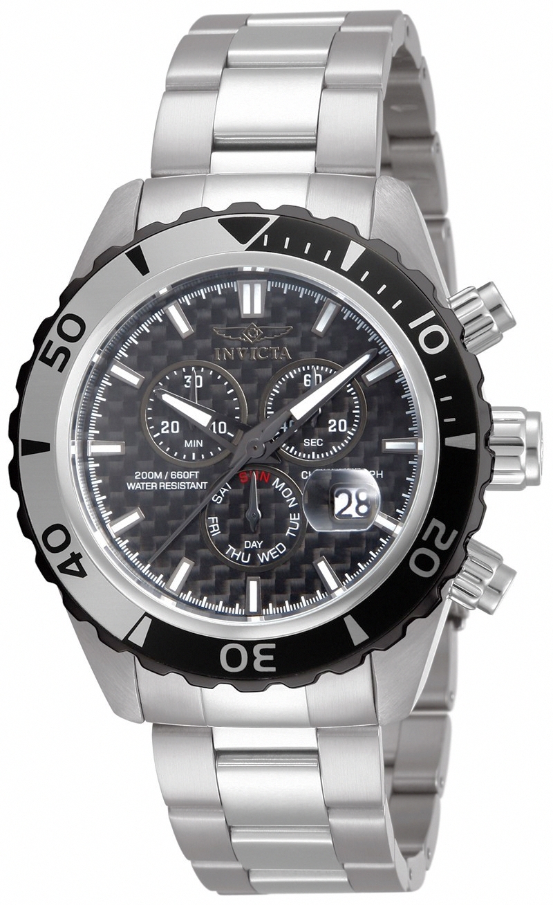 AAA 1:1 Replica Invicta-Pro-Diver Mens Watches Black Dial Quartz 44MM 12860 Watch