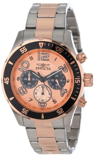 AAA 1:1 Replica Invicta Mens Watches Pink Dial Japanese Quartz 46MM 12913 Watch