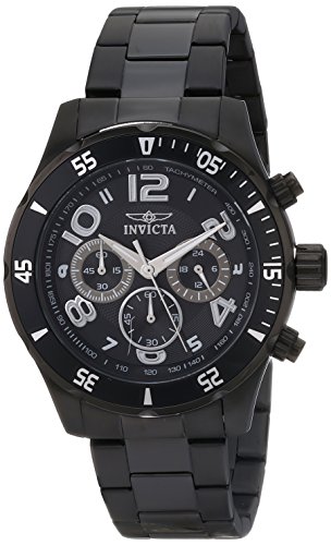 AAA 1:1 Replica Invicta Mens Watches Black Dial Japanese Quartz 46MM 12915 Watch