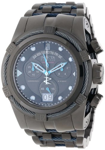 AAA 1:1 Replica Invicta Mens Watches Black Dial Swiss Quartz 53MM 12951 Watch