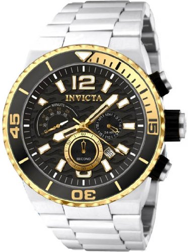 AAA 1:1 Replica Invicta Mens Watches Black Dial Quartz 44MM 12992 Watch