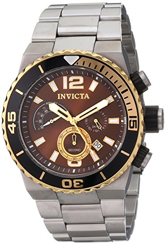 AAA 1:1 Replica Invicta Mens Watches Brown Dial Japanese Quartz 48MM 12994 Watch