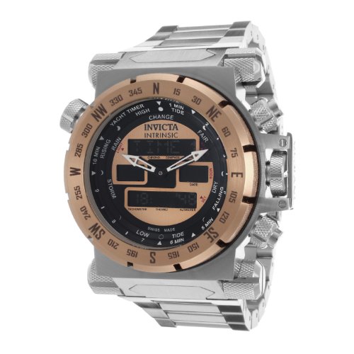 AAA 1:1 Replica Invicta Mens Watches Black Dial Swiss Quartz 51MM 13075 Watch