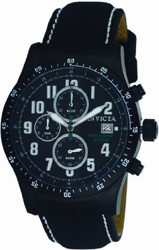 AAA 1:1 Replica Invicta Mens Watches Black Dial Quartz 45MM 1321 Watch