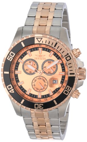 AAA 1:1 Replica Invicta Mens Watches Rose Gold Dial Swiss Quartz 45MM 13651 Watch