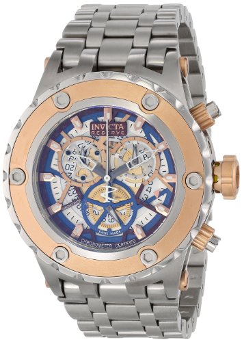 AAA 1:1 Replica Invicta Mens Watches Blue Dial Swiss Quartz 52MM 13741 Watch