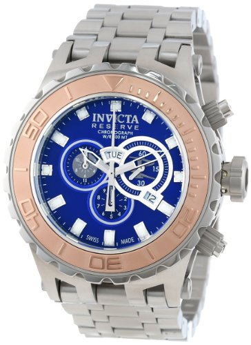 AAA 1:1 Replica Invicta Mens Watches Blue Dial Swiss Quartz 51MM 14035 Watch
