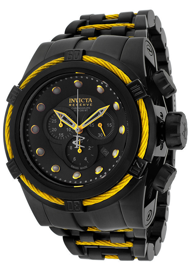 AAA 1:1 Replica Invicta-Bolt Mens Watches Black Dial Quartz 53MM 14063 Watch