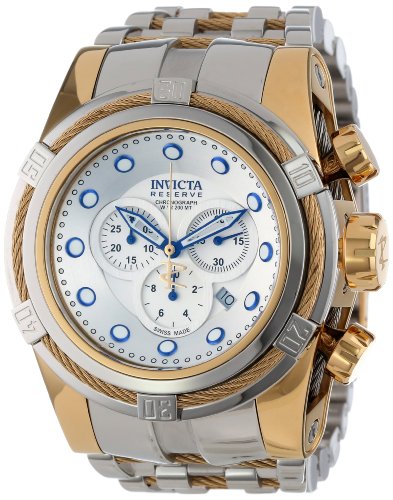 AAA 1:1 Replica Invicta Mens Watches Silver Dial Swiss Quartz 51MM 14069 Watch