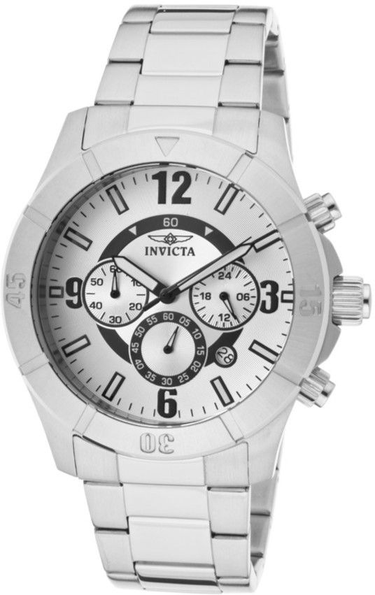 AAA 1:1 Replica Invicta-Specialty Mens Watches Silver Dial Quartz 45MM 1422 Watch