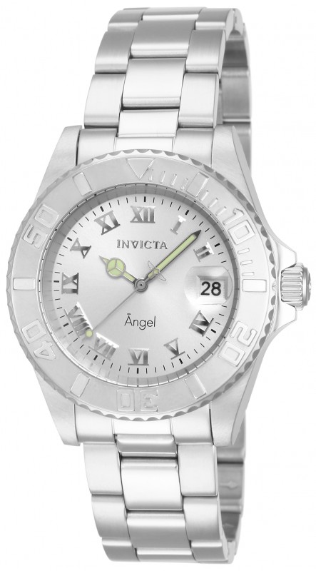 AAA 1:1 Replica Invicta-Angel Ladies Watches Silver Dial Quartz 40MM 14320 Watch