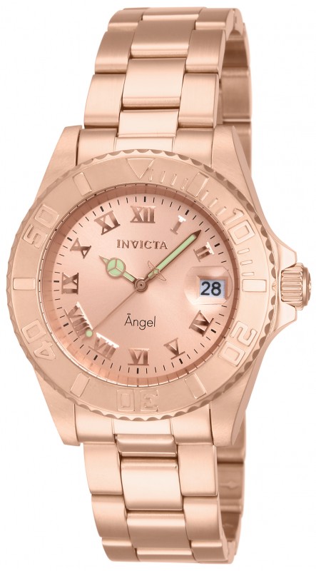 AAA 1:1 Replica Invicta-Angel Ladies Watches Rose Gold Dial Quartz 40MM 14322 Watch
