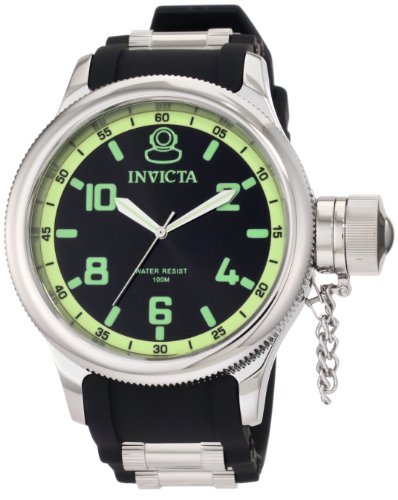 AAA 1:1 Replica Invicta Mens Watches Black Dial Swiss Quartz 52MM 1433 Watch
