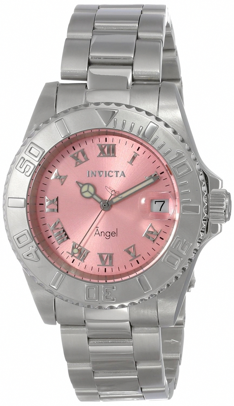 AAA 1:1 Replica Invicta-Angel Ladies Watches Pink Dial Quartz 40MM 14360 Watch