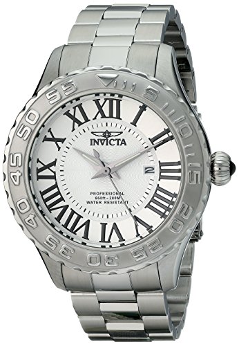 AAA 1:1 Replica Invicta Mens Watches Silver Dial Japanese Quartz 47MM 14378 Watch