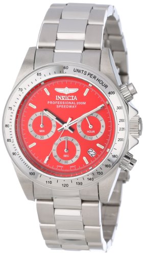 AAA 1:1 Replica Invicta Mens Watches Red Dial Japanese Quartz 40MM 14380 Watch