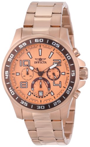AAA 1:1 Replica Invicta Mens Watches Rose Gold Dial Japanese Quartz 45MM 14393 Watch