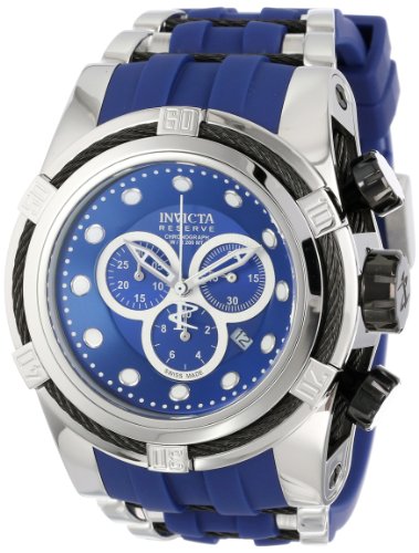 AAA 1:1 Replica Invicta Mens Watches Blue Dial Swiss Quartz 53MM 14403 Watch