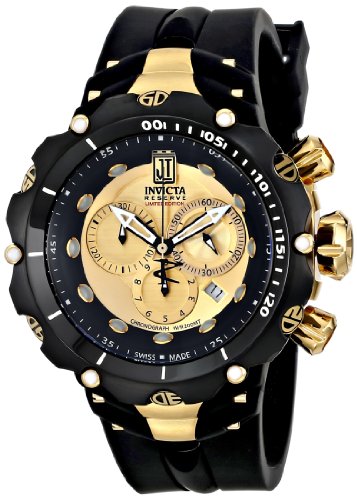 AAA 1:1 Replica Invicta Mens Watches Gold Dial Swiss Quartz 52MM 14416 Watch