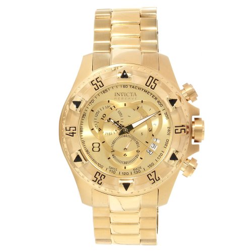 AAA 1:1 Replica Invicta Mens Watches Gold Dial Quartz 52MM 14473 Watch