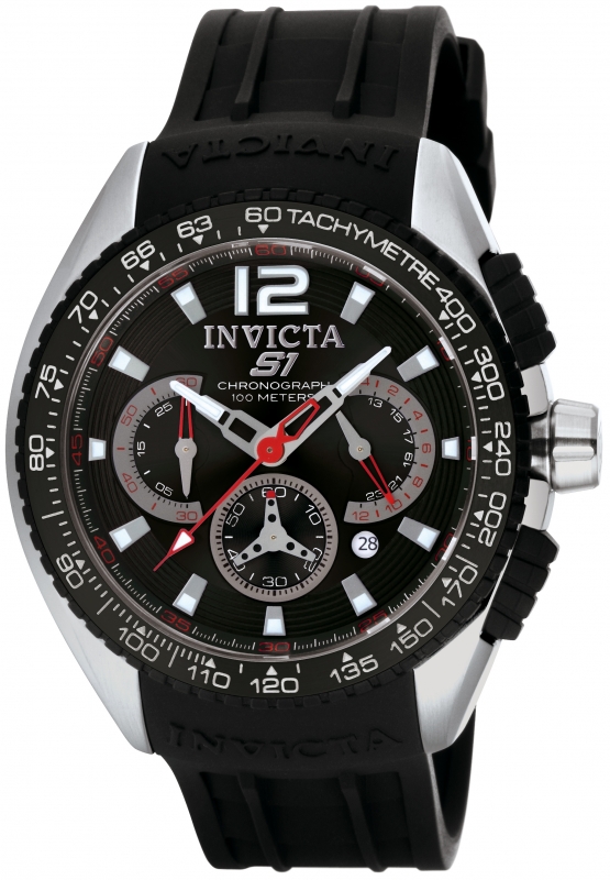 AAA 1:1 Replica Invicta Mens Watches Black Dial Quartz 48MM 1453 Watch