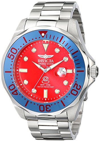 AAA 1:1 Replica Invicta Mens Watches Red Dial Swiss Quartz 55MM 14657 Watch