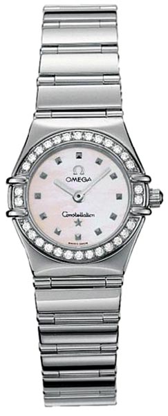 AAA 1:1 Replica Omega-Constellation-Series Watches White Mother Of Pearl Dial 1465.71.00 Watch