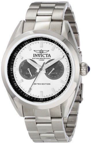 AAA 1:1 Replica Invicta Mens Watches Silver Dial Swiss Quartz 45MM 14703 Watch