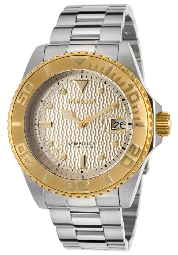 AAA 1:1 Replica Invicta-Pro-Diver Mens Watches Gold Dial Automatic 43MM 14756 Watch