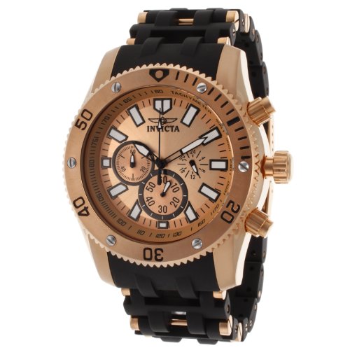 AAA 1:1 Replica Invicta Mens Watches Rose Gold Dial Swiss Quartz 51MM 14861 Watch