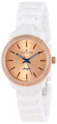 AAA 1:1 Replica Invicta Ladies Watches Rose Gold Dial Japanese Quartz 32MM 14908 Watch