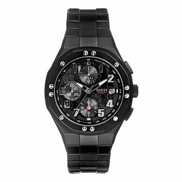 AAA 1:1 Replica Guess Mens Watches Black Dial Quartz 15073G1 Watch