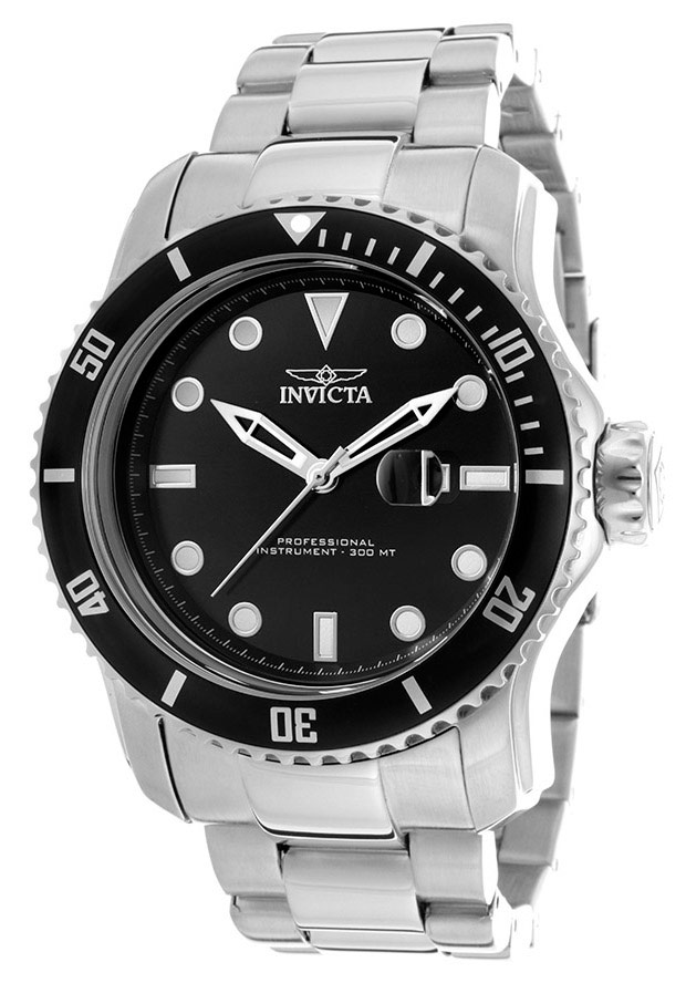 AAA 1:1 Replica Invicta-Pro-Diver Mens Watches Black Dial Quartz 48.8MM 15075 Watch