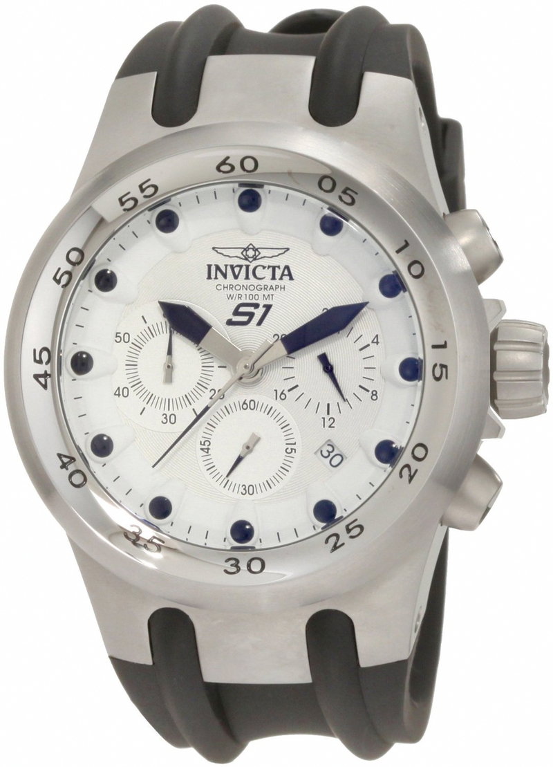 AAA 1:1 Replica Invicta Mens Watches Silver Dial Quartz 48MM 1508 Watch