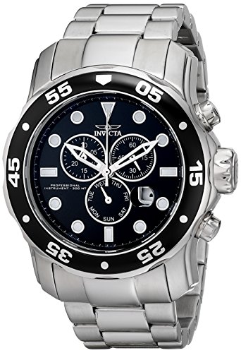 AAA 1:1 Replica Invicta Mens Watches Black Dial Japanese Quartz 48MM 15081 Watch