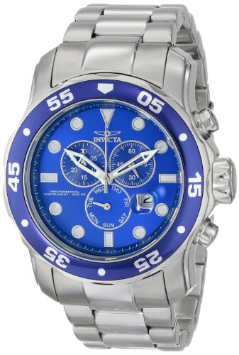 AAA 1:1 Replica Invicta Mens Watches Blue Dial Japanese Quartz 48MM 15082 Watch