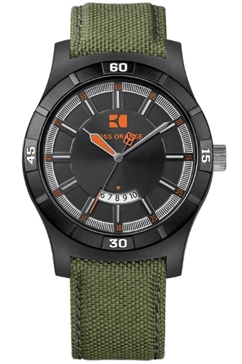 AAA 1:1 Replica Boss-Orange Mens Watches Black Dial Quartz 1512533 Watch