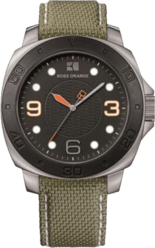 AAA 1:1 Replica Boss-Orange Mens Watches Black Dial Quartz 1512668 Watch