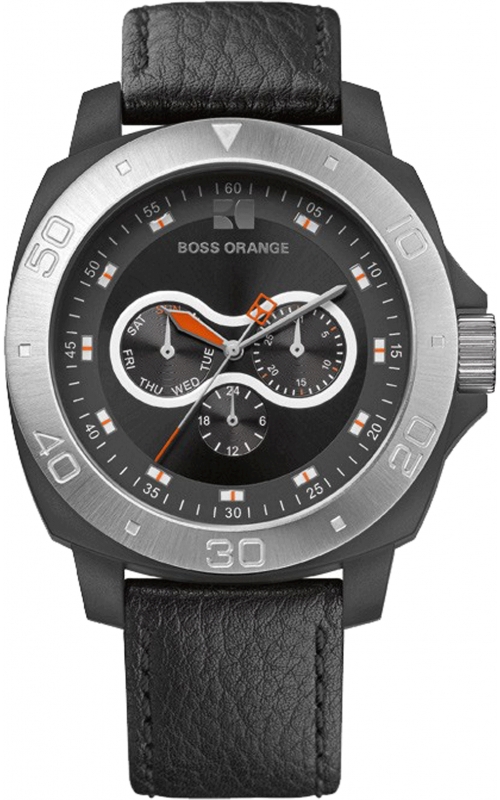 AAA 1:1 Replica Boss-Orange Mens Watches Black Dial Quartz 1512671 Watch