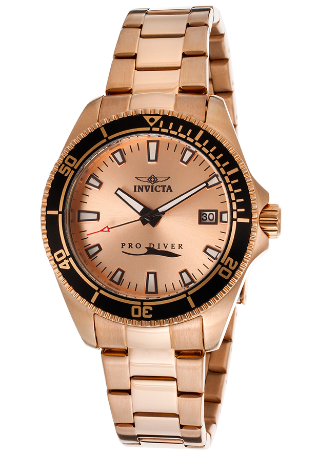 AAA 1:1 Replica Invicta-Pro-Diver Ladies Watches Rose Gold Dial Quartz 36MM 15137 Watch