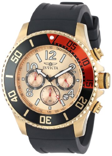 AAA 1:1 Replica Invicta Mens Watches Gold Dial Japanese Quartz 48MM 15146 Watch