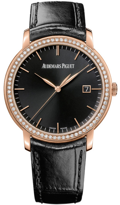AAA 1:1 Replica Audemars-Piguet-Jules-Audemars Mens Watches Black Dial Automatic 39MM 15171OR.ZZ.A002CR.01 Watch