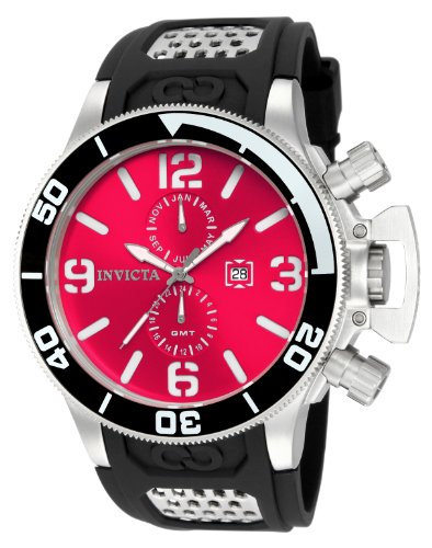 AAA 1:1 Replica Invicta Mens Watches Red Dial Swiss Quartz 53MM 15175 Watch