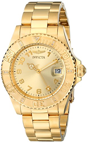 AAA 1:1 Replica Invicta Ladies Watches Gold Dial Swiss Quartz 40MM 15249 Watch