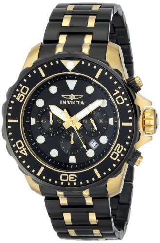 AAA 1:1 Replica Invicta Mens Watches Black Dial Japanese Quartz 50MM 15389 Watch