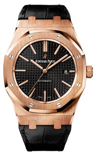 AAA 1:1 Replica Audemars-Piguet-Royal-Oak Mens Watches Black Dial Automatic 41MM 15400OR.OO.D002CR.01 Watch