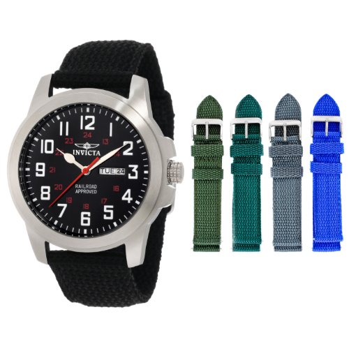 AAA 1:1 Replica Invicta Mens Watches Black Dial 45MM 1552 Watch