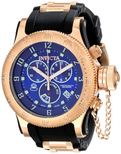 AAA 1:1 Replica Invicta Mens Watches Blue Dial Swiss Quartz 52MM 15568 Watch