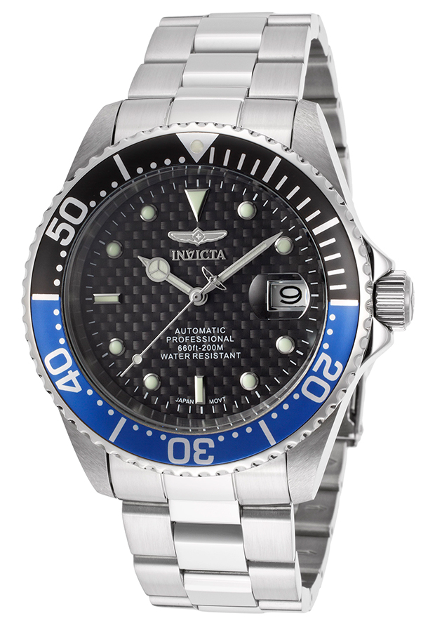 AAA 1:1 Replica Invicta-Pro-Diver Mens Watches Black Dial Automatic 43MM 15584SYB Watch